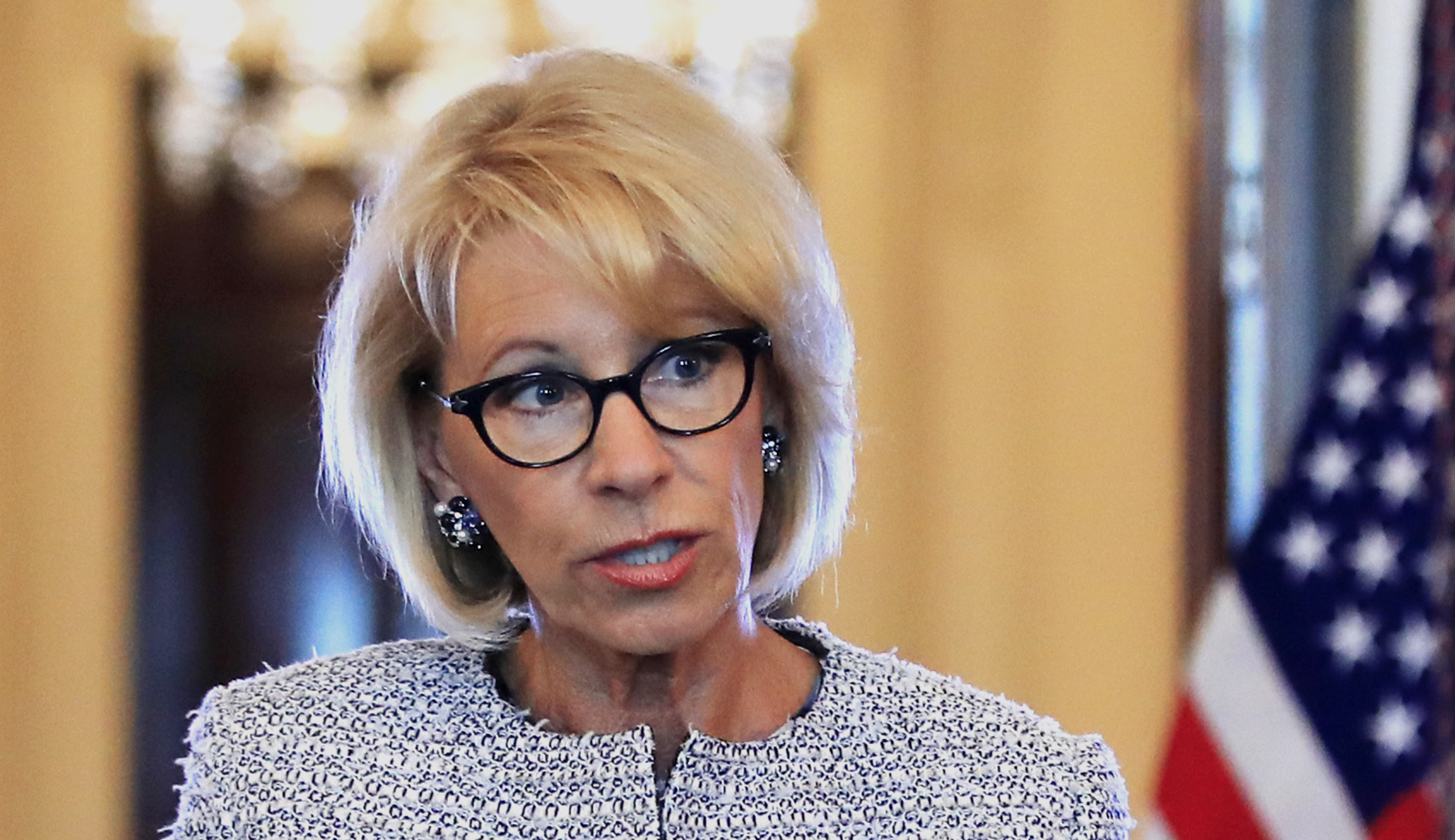 DeVos defends defunding Special Olympics