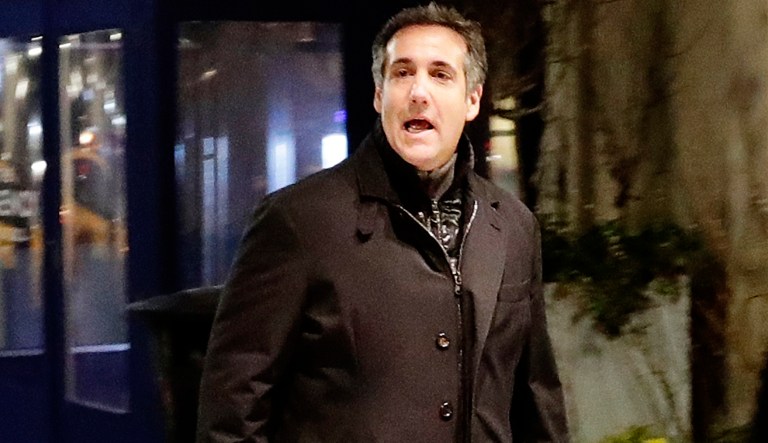 Michael Cohen, U.S. President Donald Trump's personal attorney, walks to his hotel, Tuesday, April 10, 2018, in New York. FBI agents on Monday raided Cohen's home, hotel room and office, seizing records on topics including a $130,000 payment made to porn actress Stormy Daniels in exchange for her silence about an affair she said she had with Trump in 2006. 