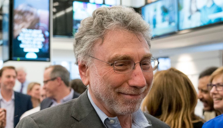 Washington Post executive editor Marty Baron is seen in the newsroom.