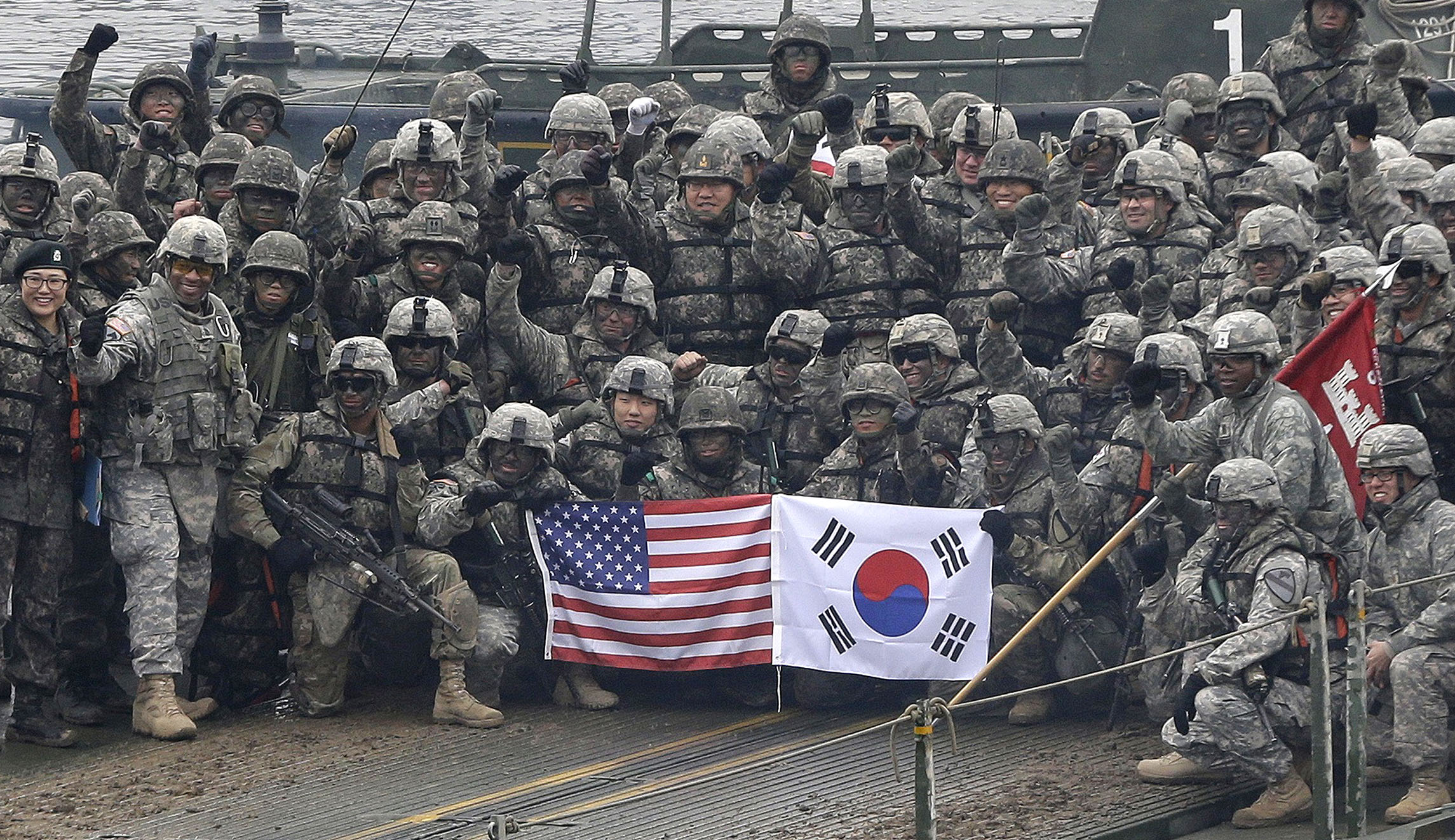 US and South Korea begin joint military drills as North Korean threat grows