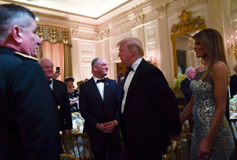 Trump showers Melania in praise for state dinner preparations
