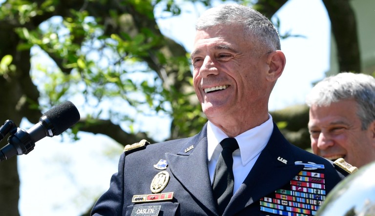 Lt. Gen. Robert Caslen, Jr., the superintendent of the US Military Academy at West Point, is seen.