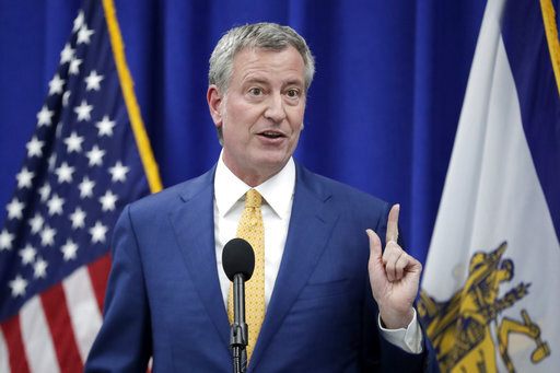 De Blasio breaks with policing data to blame coronavirus for uptick in shootings