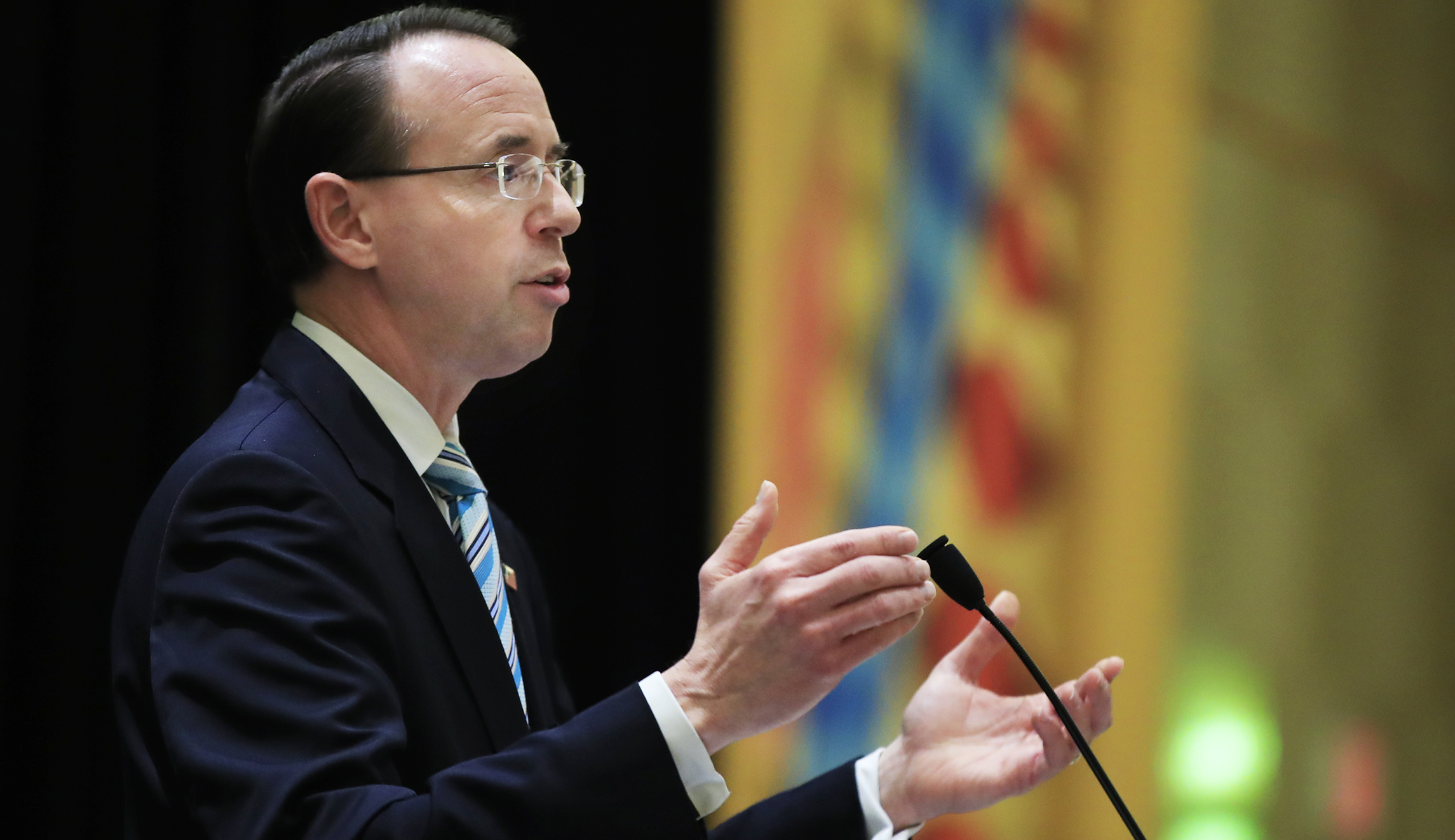 Rod Rosenstein throws a spanner in the Democratic message machine