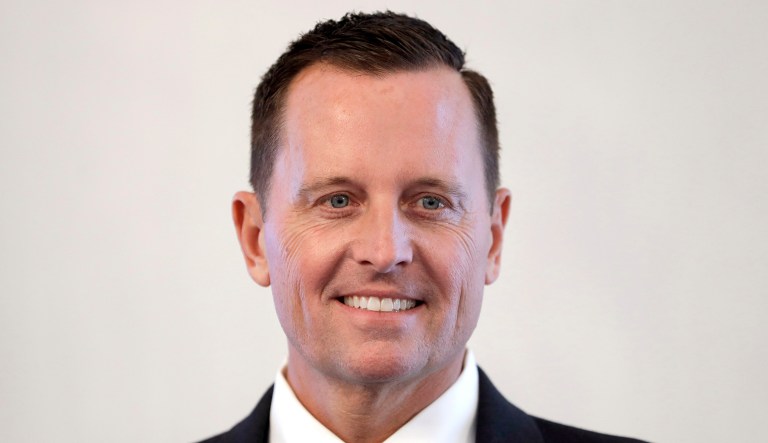 US Ambassador in Germany Richard Allen Grenell appears at an event.