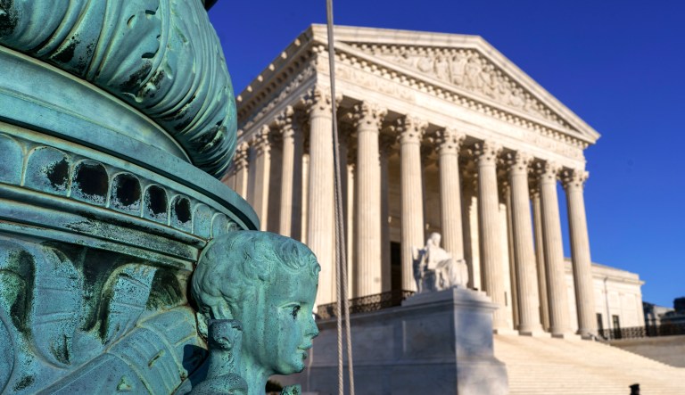 The Supreme Court is seen in Washington.
