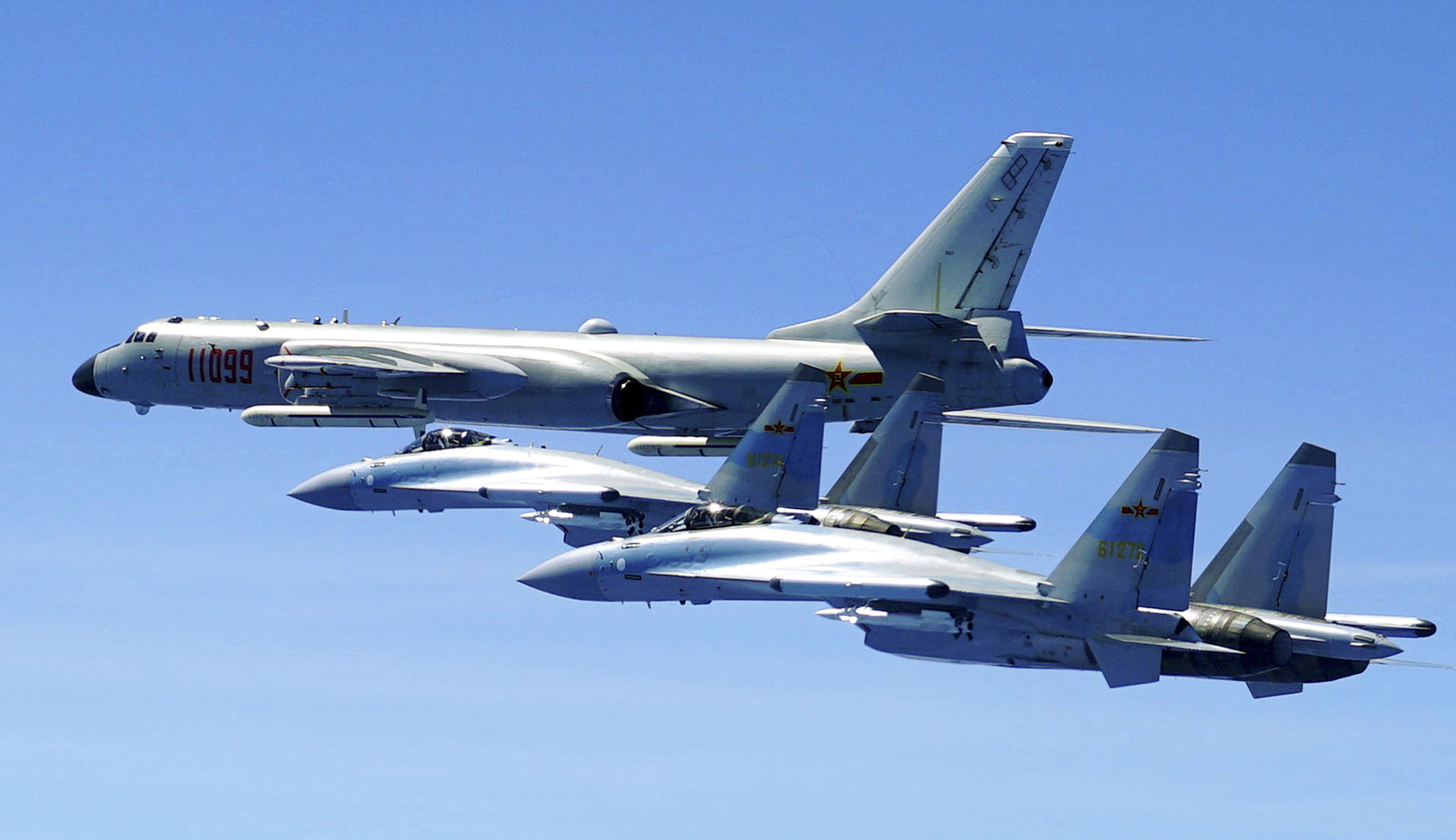 China just conducted a bomber exercise targeting US aircraft carriers