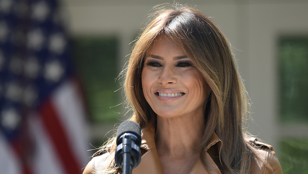 Melania Trump makes showstopping appearance at Mar-a-Lago