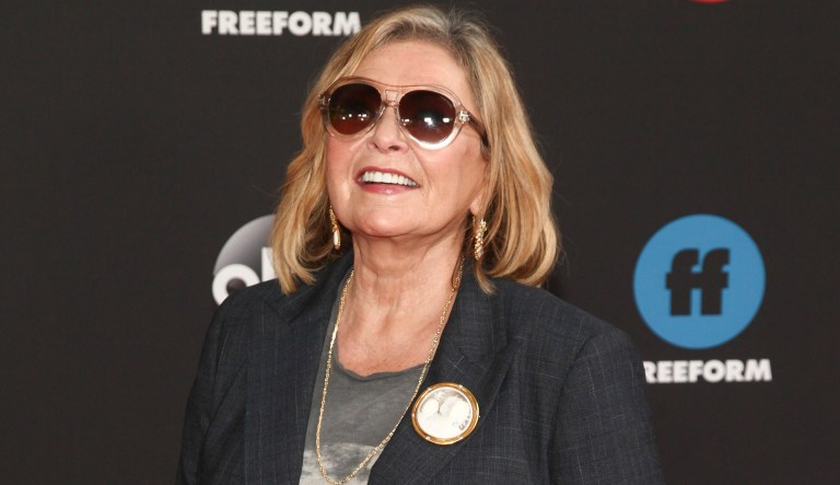 Roseanne Barr attends the Disney/ABC/Freeform 2018 Upfront Party at Tavern on the Green on Tuesday, May 15, 2018, in New York.
