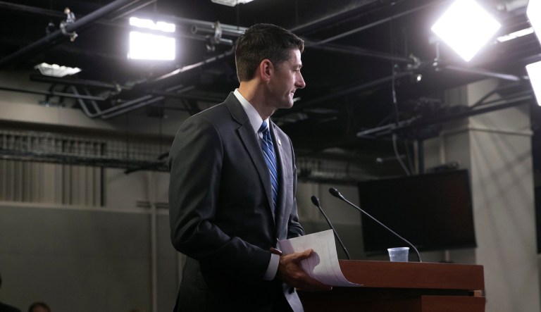 Speaker of the House Paul Ryan, R-Wis., holds a press conference.