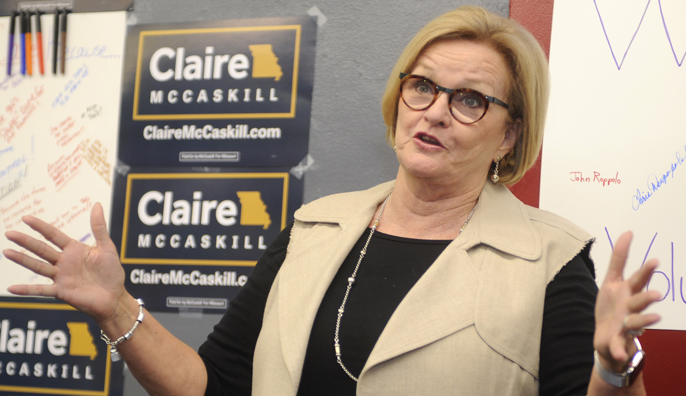 Looks like Claire McCaskill used her private jet during her RV tour of Missouri