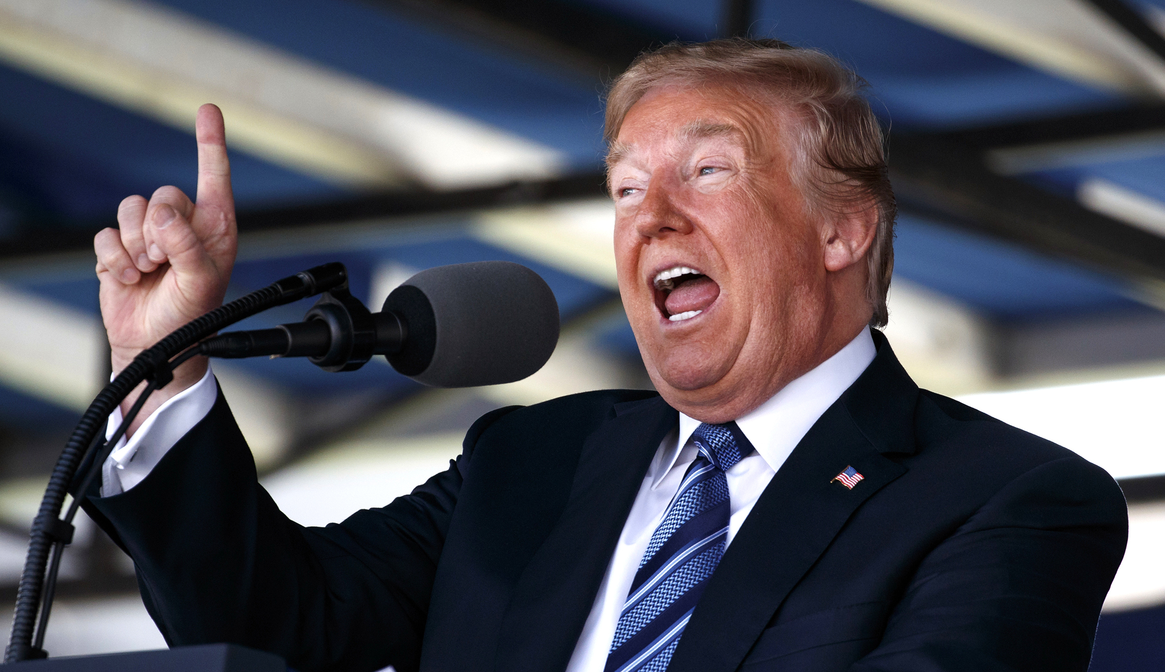 President Trump reveals his critics to be as absurd as he is