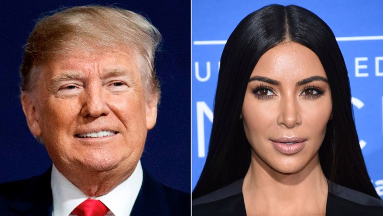 Twitter erupts after Trump tweets Kim Kardashian photo