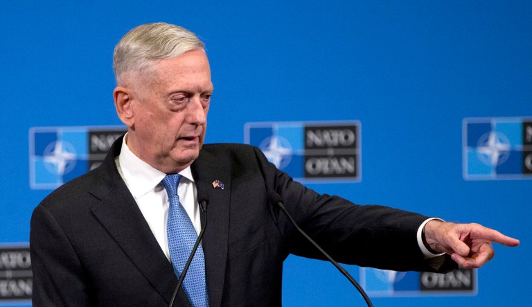 Jim Mattis: Putin seeks to ‘compromise our belief in our ideals’