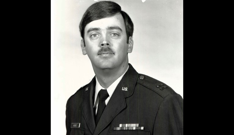 This undated photo released by the U.S. Air Force shows Capt. William Howard Hughes, Jr., who was formally declared a deserter by the Air Force Dec. 9, 1983. He was apprehended June 6, 2018, by Air Force Office of Special Investigations Special Agents from Detachment 303, Travis Air Force Base, Calif., where he's awaiting pre-trial confinement. 