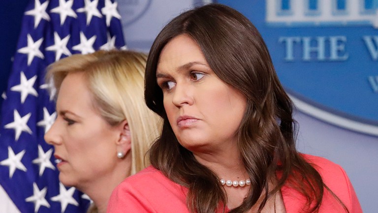 Sarah Sanders responds to Laura Bush: ‘We’re not the ones responsible for creating this problem’