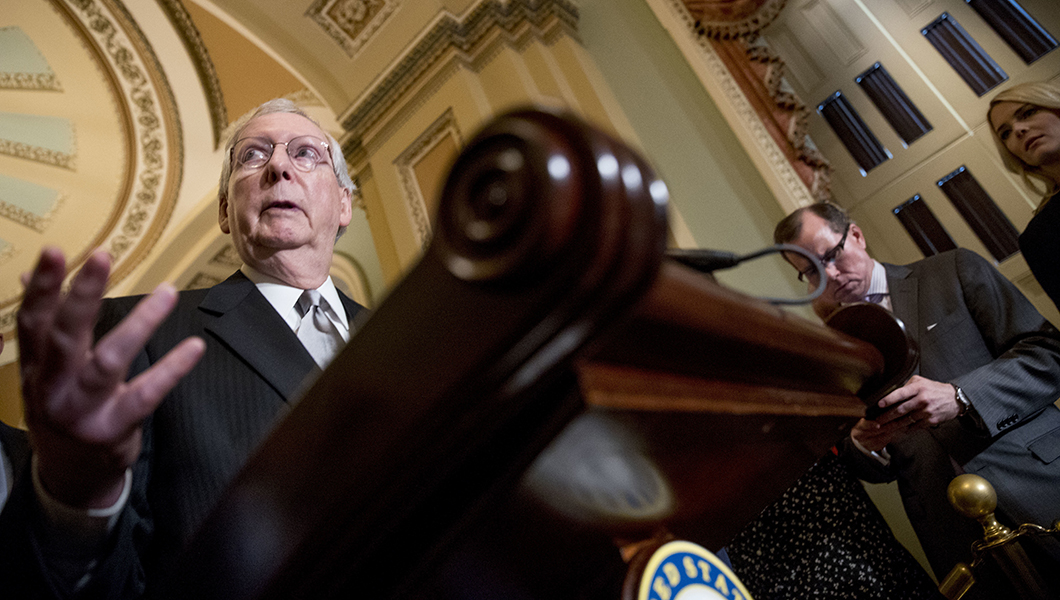 Mitch McConnell: Gun control will have to be solved at the local level