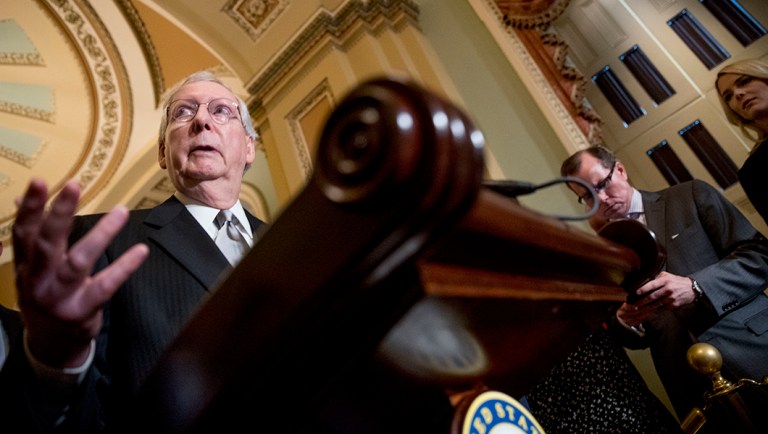Mitch McConnell: Gun control will have to be solved at the local level