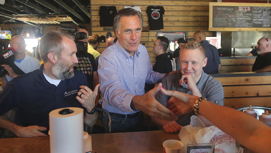 In Mitt Romney’s advance toward Senate, parallels with Hillary Clinton