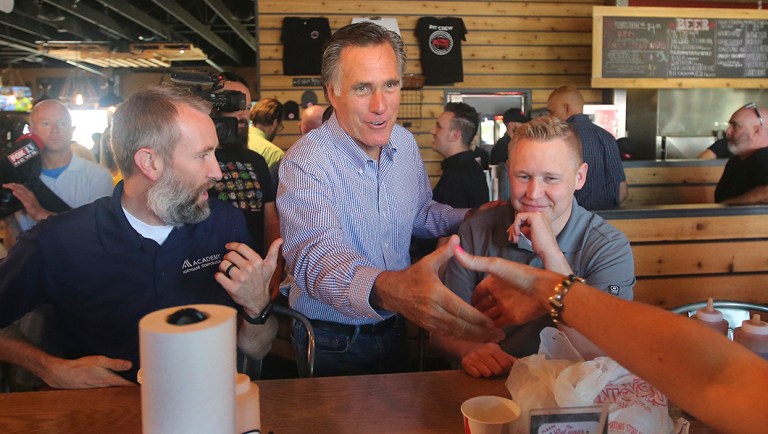 In Mitt Romney’s advance toward Senate, parallels with Hillary Clinton