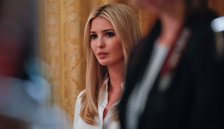 Ivanka Trump, the daughter and assistant to President Trump, sits in on a ceremony in the East Room of the White House on June 26, 2018.
