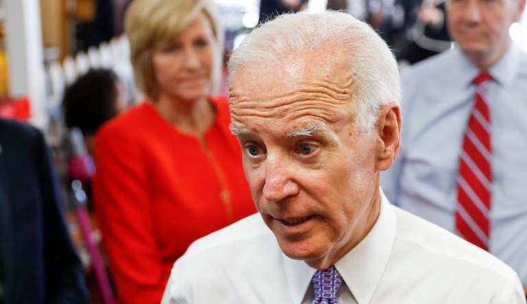 Joe Biden is seen.