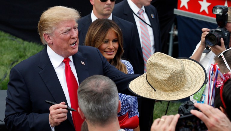 At White House picnic, Trump thanks military families ‘for keeping America safe, strong, proud, mighty, and free’