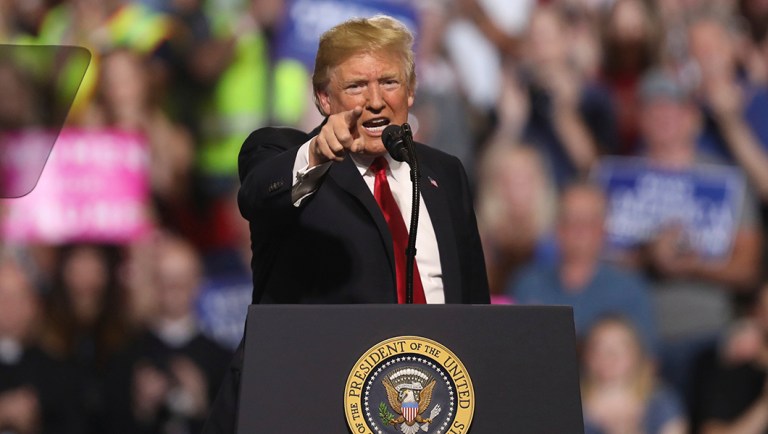 Trump tweets defense of ‘brave heroes of ICE and border patrol’ from Democrats and MS-13