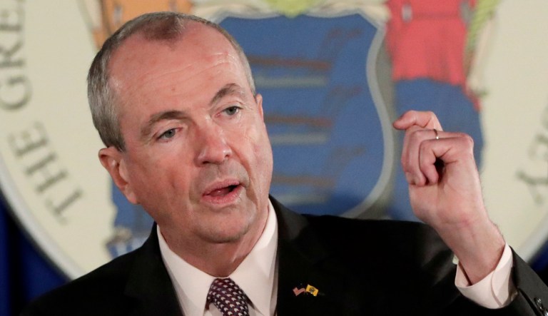 In this June 30, 2018, file photo, New Jersey Gov. Phil Murphy speaks at a news conference in Trenton, N.J.