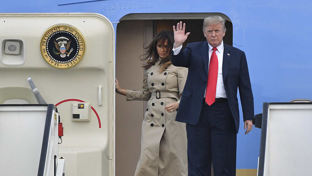 Trump orders Fox News to be the only network playing on Air Force One