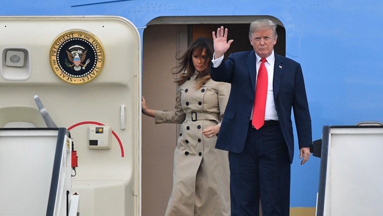 Trump orders Fox News to be the only network playing on Air Force One