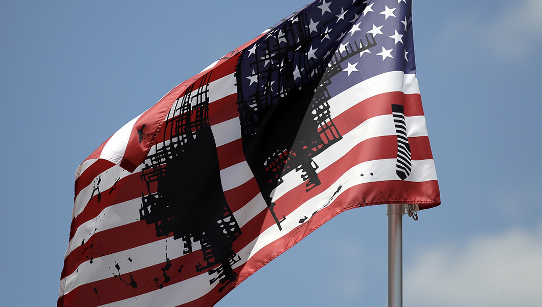 University of Kansas caved to ‘censorship’ over blackened American flag art, civil liberty groups say