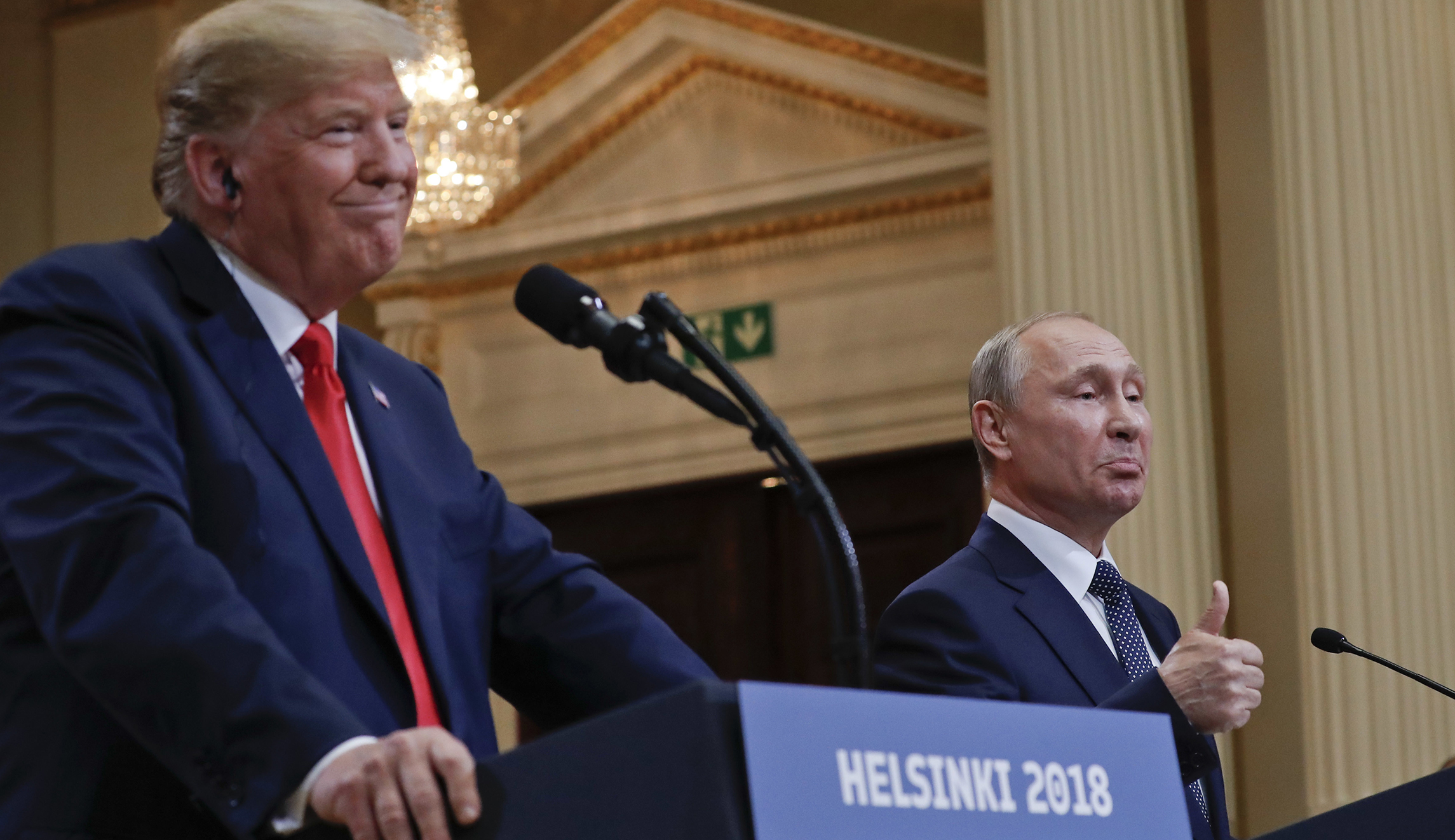 Putin’s missing show of support for Trump added to White House transcript of Helsinki presser