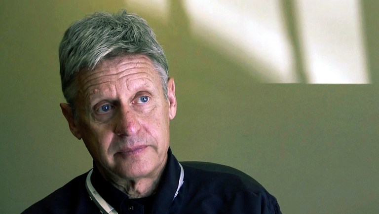 Gary Johnson is considering jumping into the race for U.S. Senate in New Mexico as the current Libertarian candidate prepares to drops out, Johnson consultant Ron Nielson told The Associated Press on Friday.