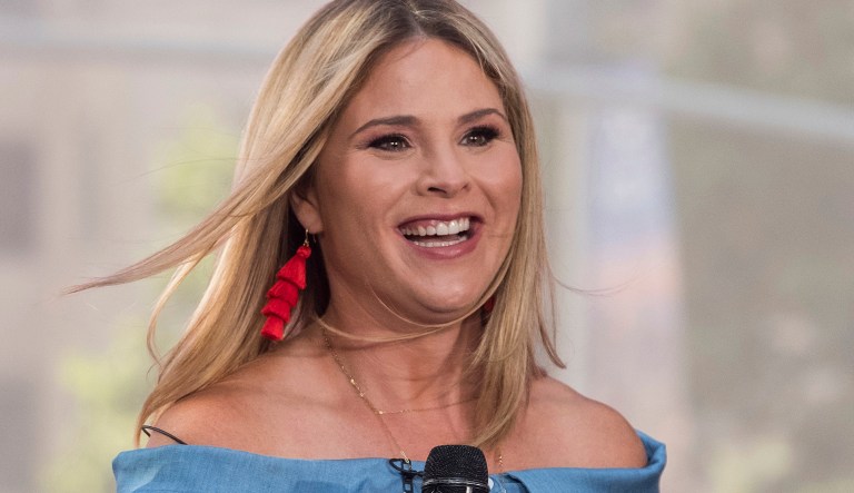 Jenna Bush Hager appears on NBC's "Today" show at Rockefeller Plaza on Friday, Aug. 10, 2018, in New York.