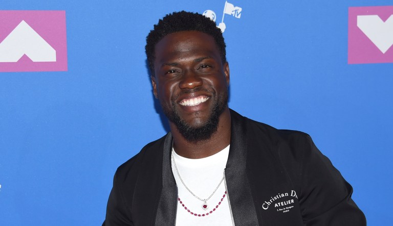 Kevin Hart arrives at the MTV Video Music Awards at Radio City Music Hall on Monday, Aug. 20, 2018, in New York.