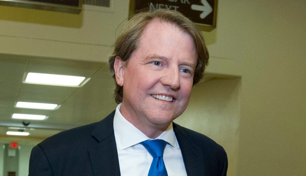 Trump praises McGahn: ‘A really good guy’