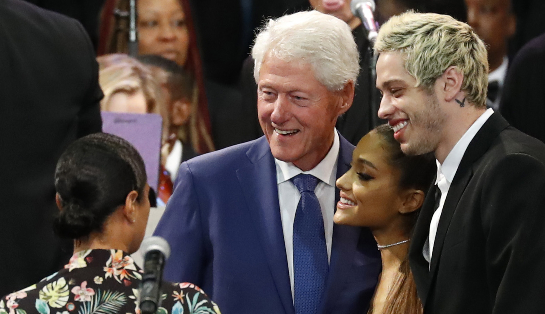 Please keep Bill Clinton away from Ariana Grande