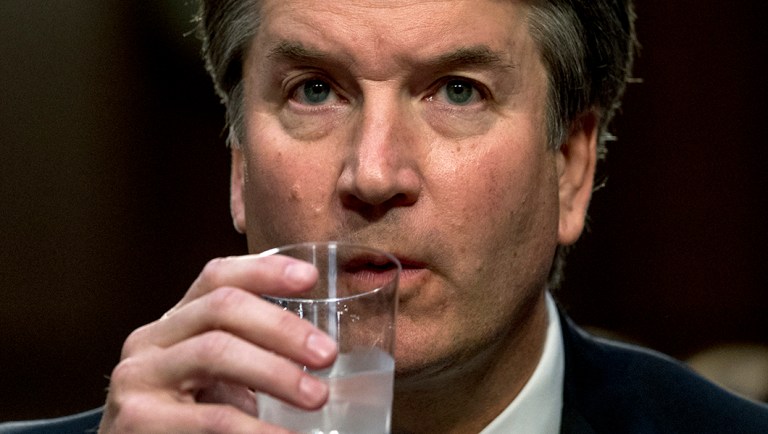 Supreme Court nominee Brett Kavanaugh, a federal appeals court judge, appears before the Senate Judiciary Committee on Capitol Hill.