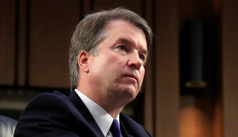 Supreme Court nominee Brett Kavanaugh listens during a Senate Judiciary Committee nominations hearing on Capitol Hill in Washington, D.C.