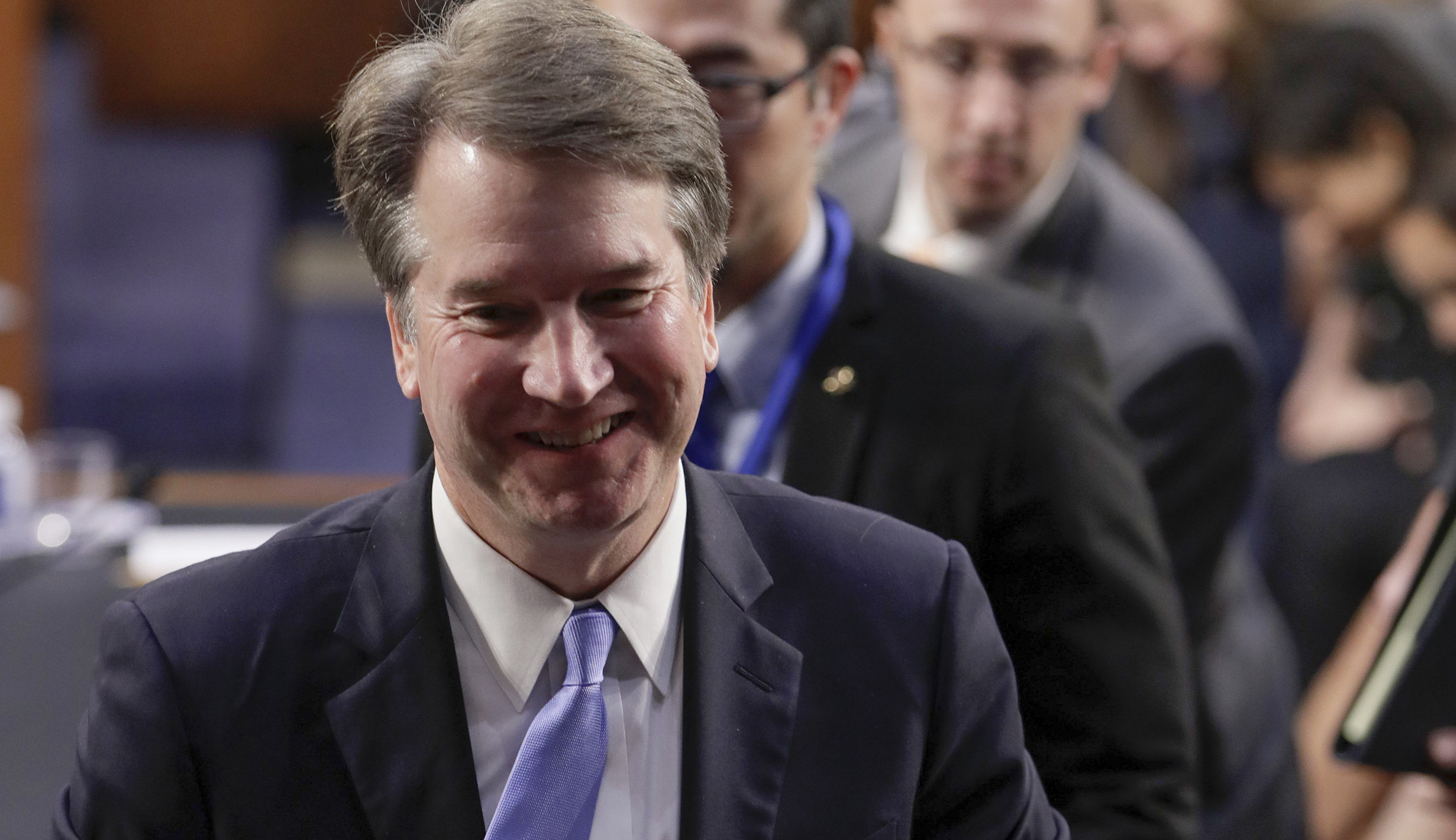 Brett Kavanaugh could be hearing his first oral arguments as a Supreme Court justice on Tuesday
