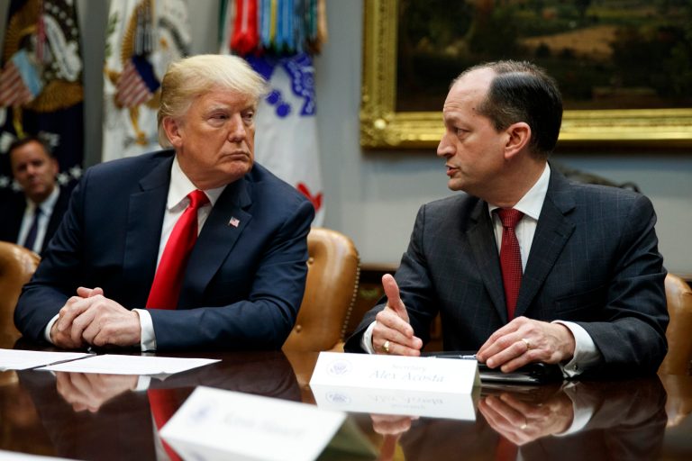 President Trump faced another top resignation when Labor Secretary Alex Acosta quit after failing to quiet questions about his prosecution years ago of alleged sex offender Jeffery Epstein.