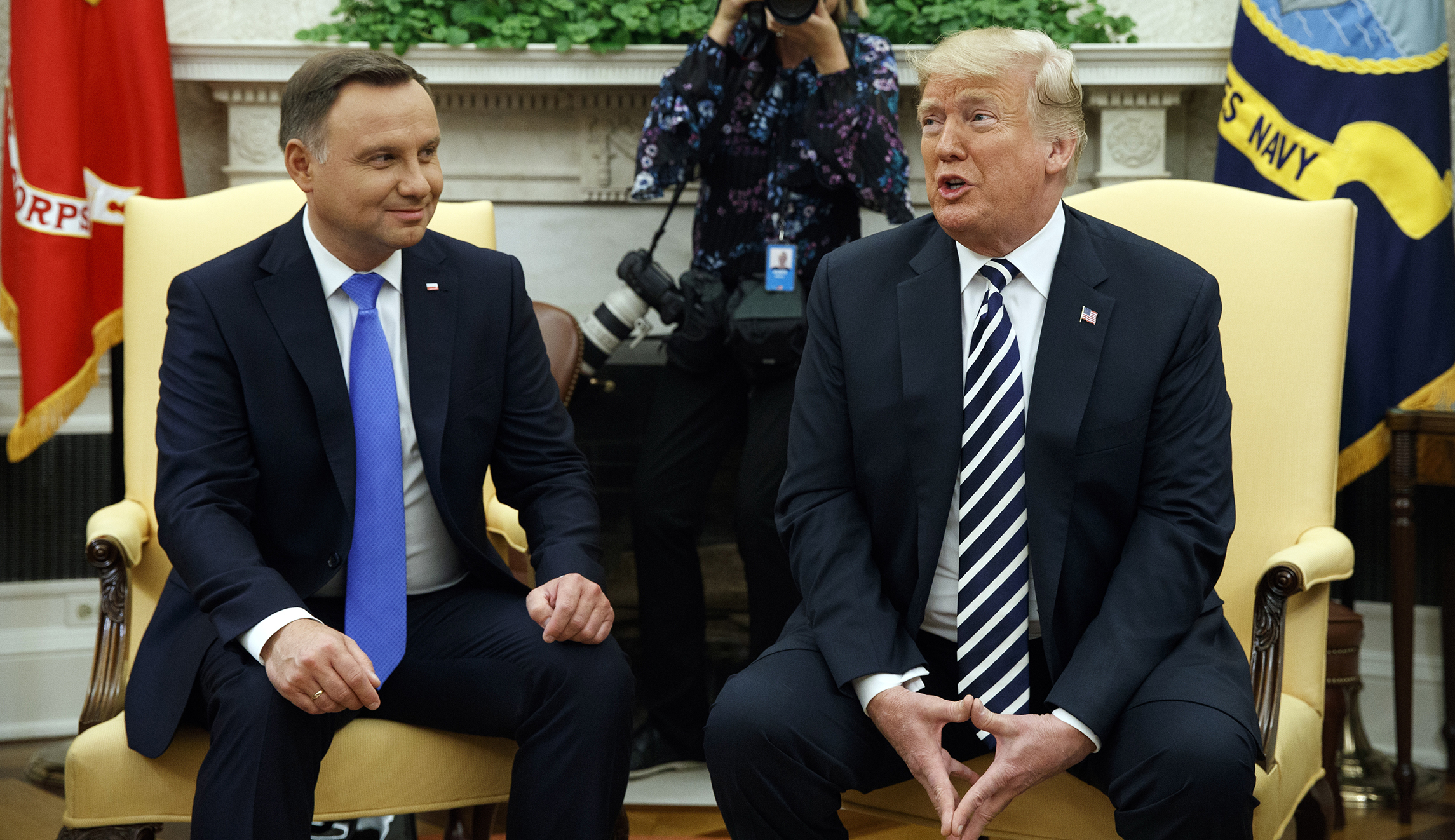 Poland’s president wants ‘Fort Trump’ military base to deter Russia