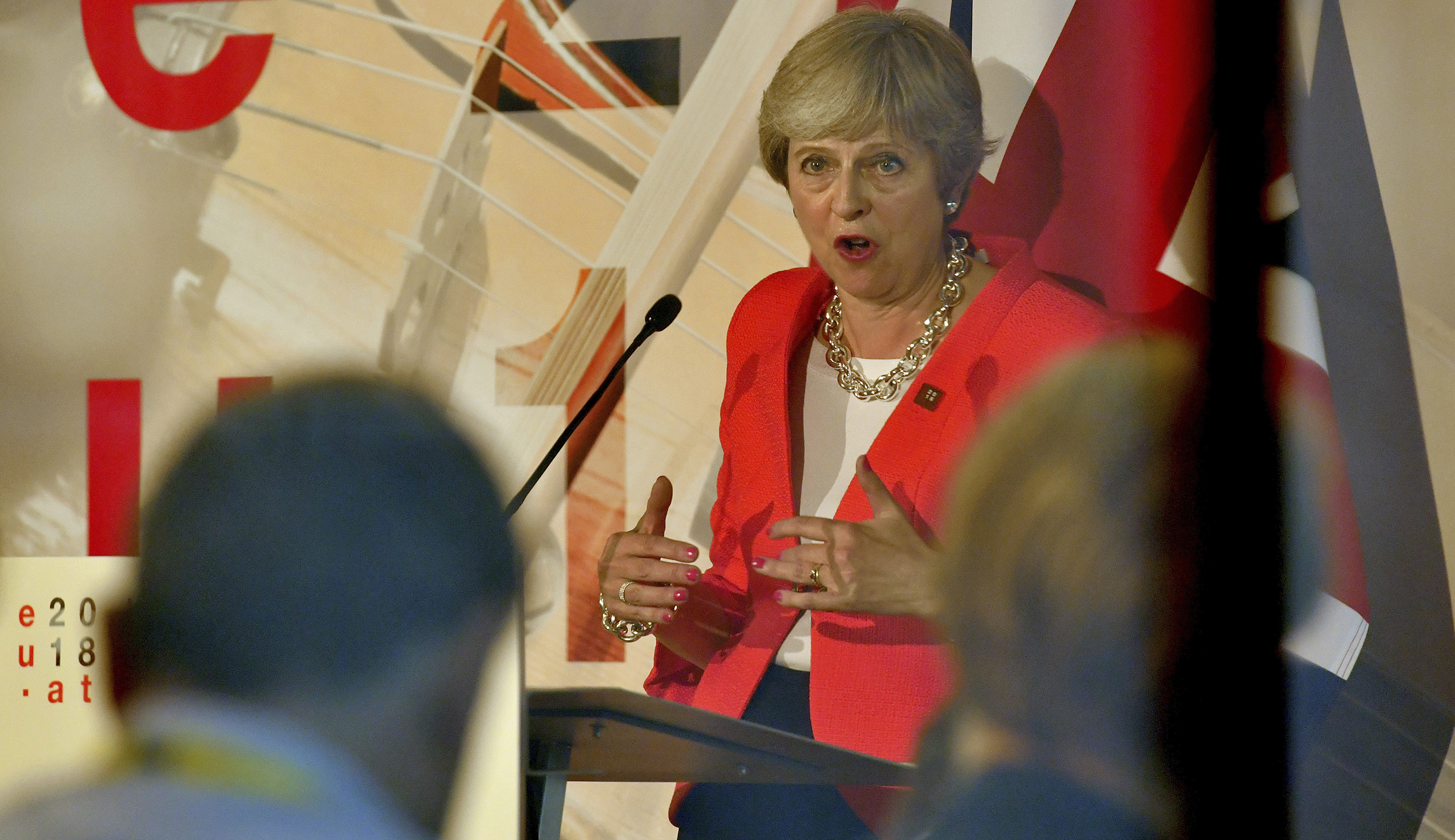 Theresa May is stuck between a Brexit rock and two political whirlpools