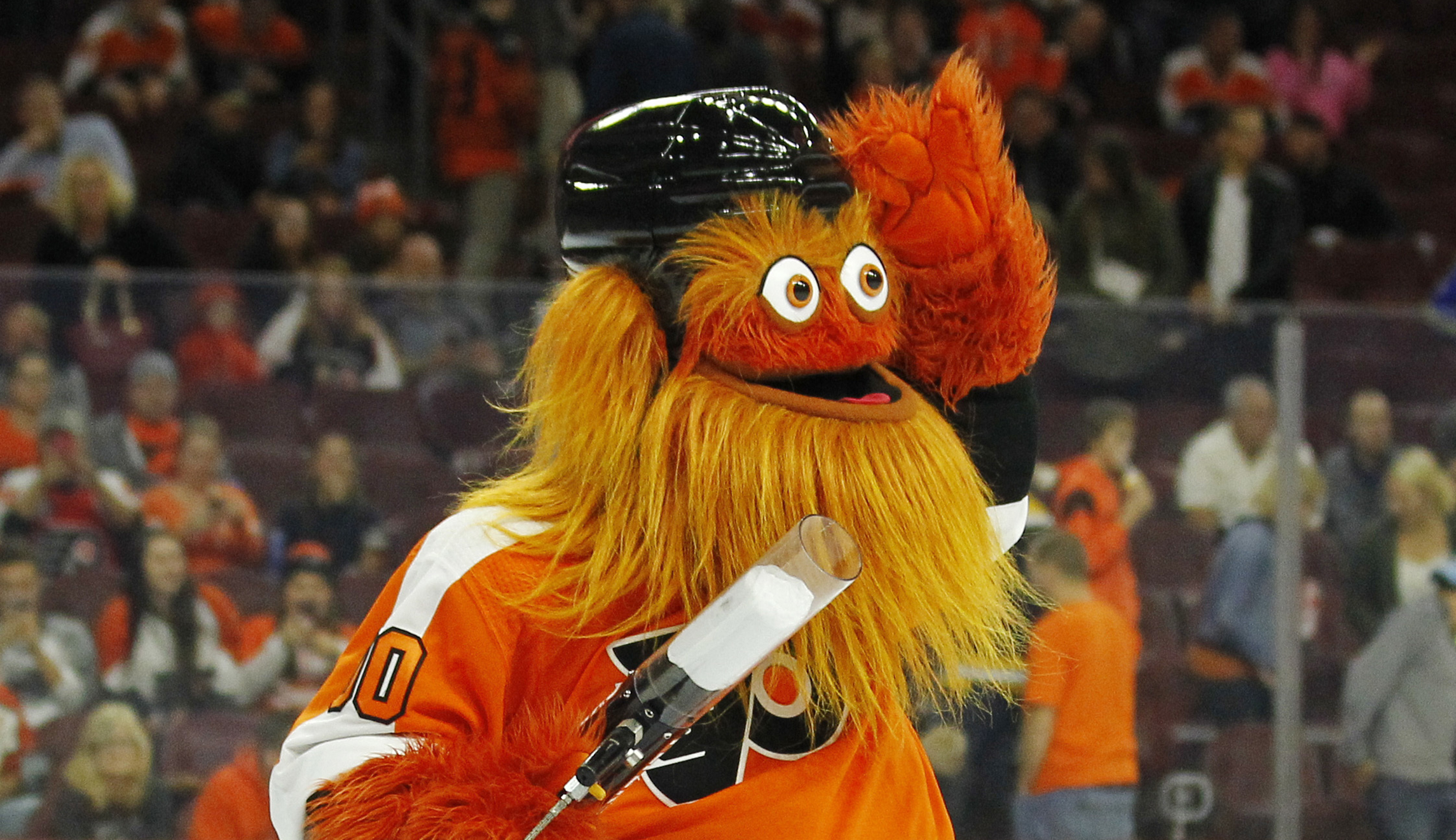 Orange-haired monster — not that one!