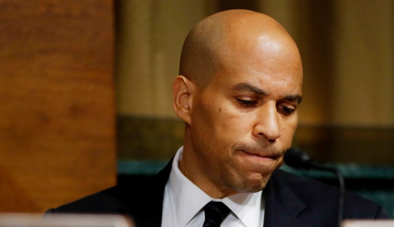 Sen. Cory Booker, D-New Jersey, is seen.