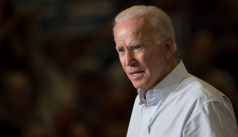Former Vice President Joe Biden speaks during a campaign event for Kentucky democratic congressional candidate Amy McGrath in Owingsville, Ky., Friday, Oct. 12, 2018. 
