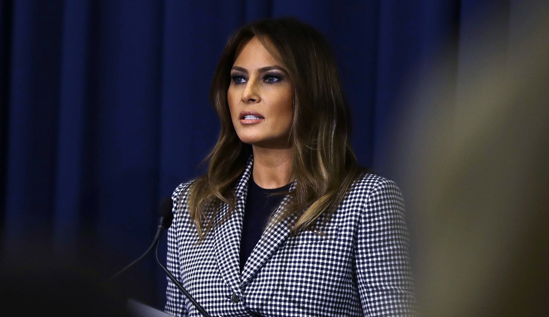 Melania Trump tells students to ‘be kind’ on social media