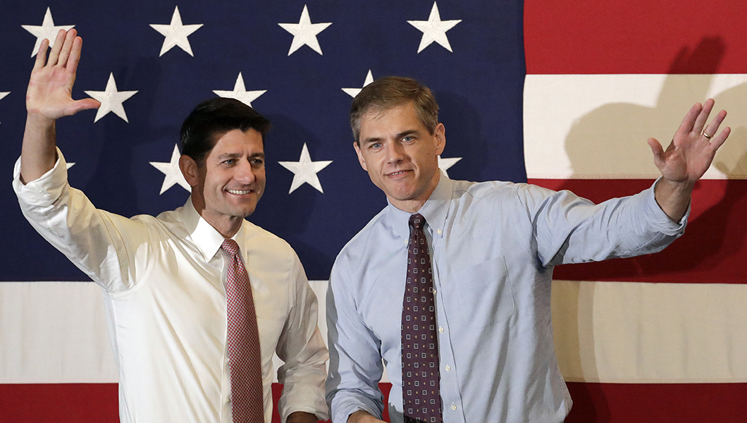 Campaigning with Paul Ryan in New Jersey, Jay Webber runs like it is 2012