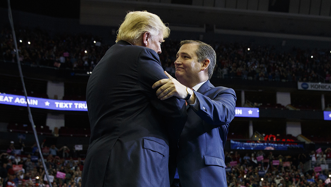 Texas chums: Trump & Cruz bury hatchet in Houston